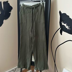 Anthropology gauze pants in size small